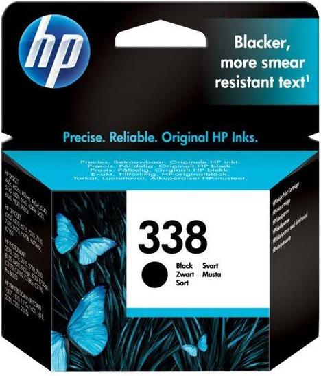 HP 338 - 11 ml - Nero - Originale - Cartuccia a inchiostro - per OfficeJet 100, 150, H470, K7103, Photosmart 26xx, C3110, C3125
