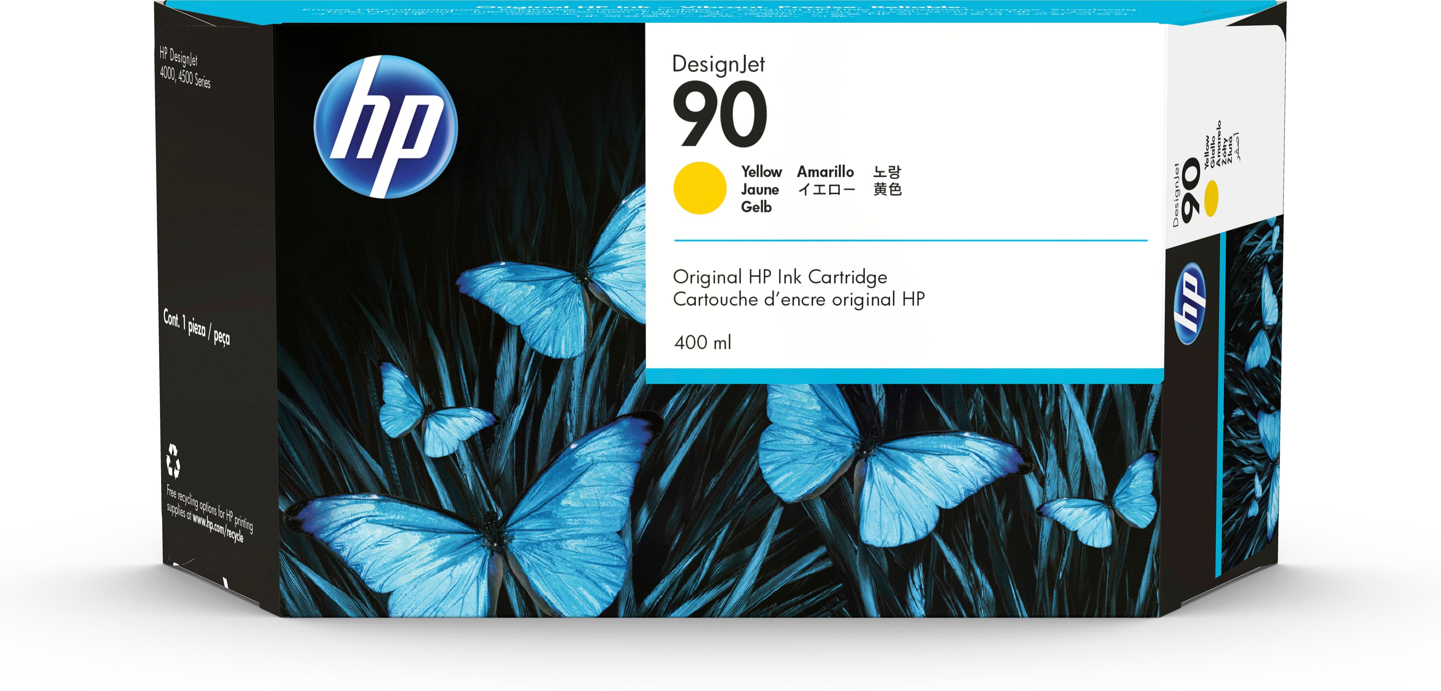 HP Cartuccia inchiostro giallo DesignJet 90, 400 ml