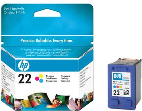 HP 22 original ink cartridge tri-col 5ml