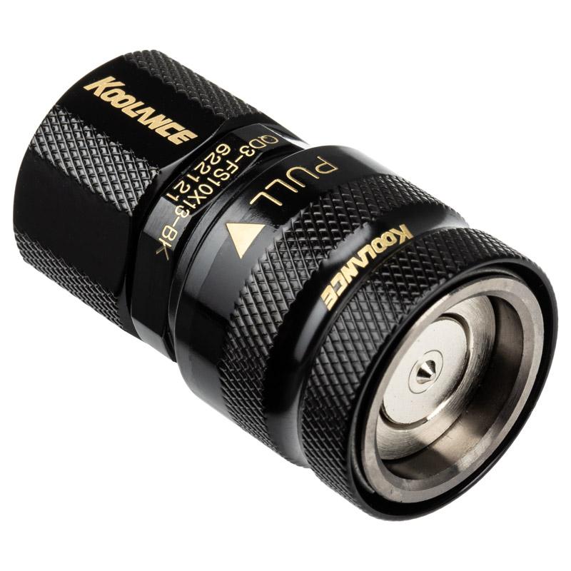 Koolance QD3 Female Quick Disconnect No-Spill Coupling, Compression for 10mm x 13mm (3/8in x 1/2in) Flydende kÃ¸lesystem-kobl