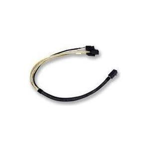 Broadcom L5-00219-00 cavo Serial Attached SCSI [SAS] Nero (Broadcom - SATA / SAS cable - Mini SAS HD [SFF-8643] to SATA - 50 cm)