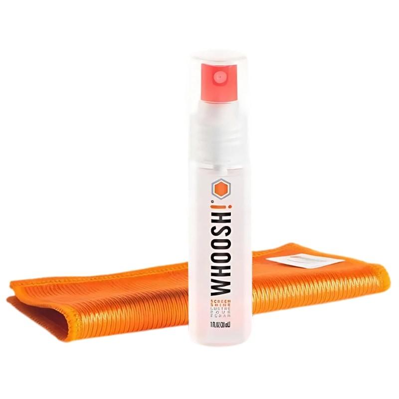 WHOOSH! Go Screen Wash Kit di pulizia dell'apparecchiatura Telefono cellulare/smartphone 30 ml (GO 30ml 250 sprays w. cloth - N