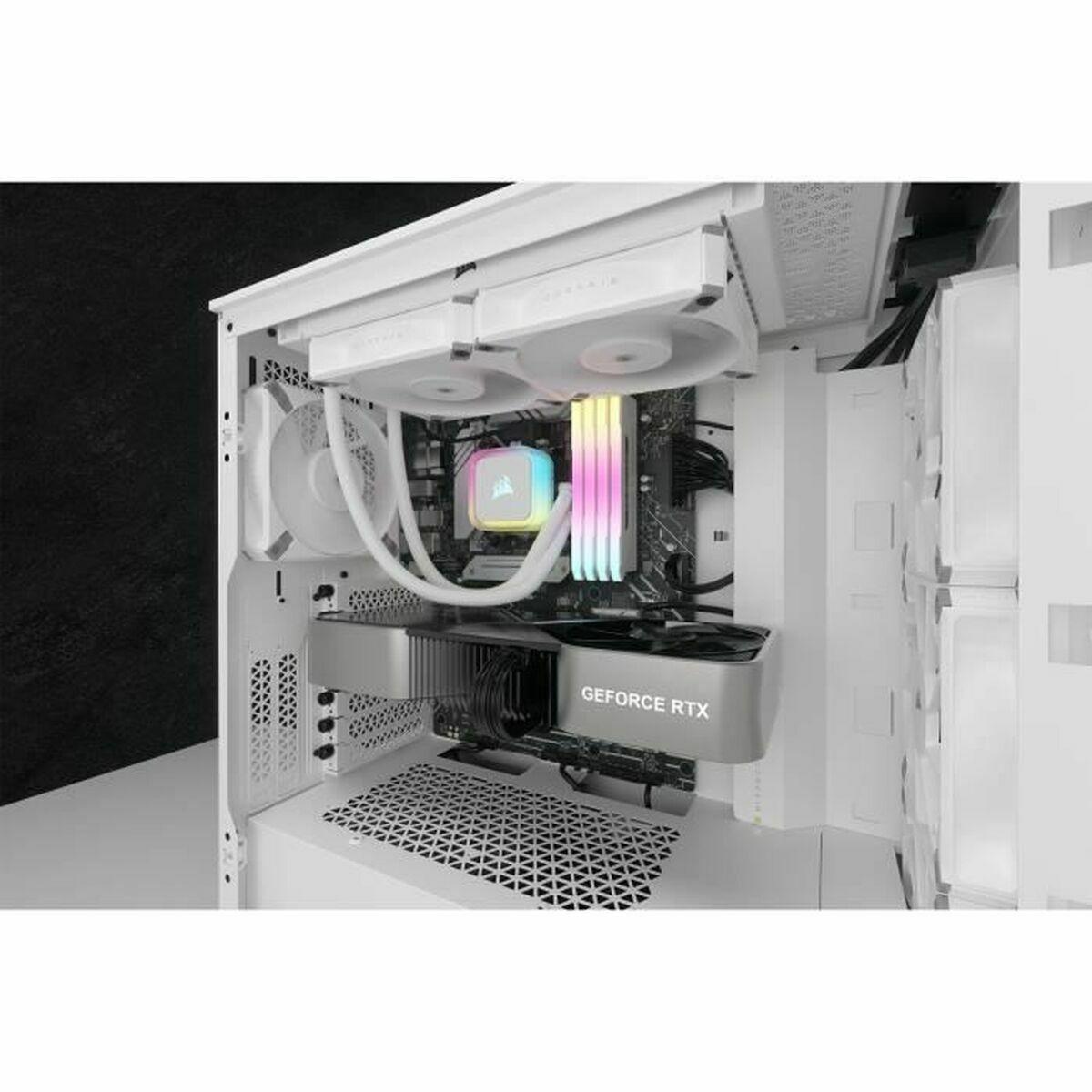 Corsair H100I Elite Processore Raffreddatore di liquidi tutto in uno 12 cm Bianco 1 pz (CORSAIR iCUE H100i RGB ELITE LIQUID WHT)