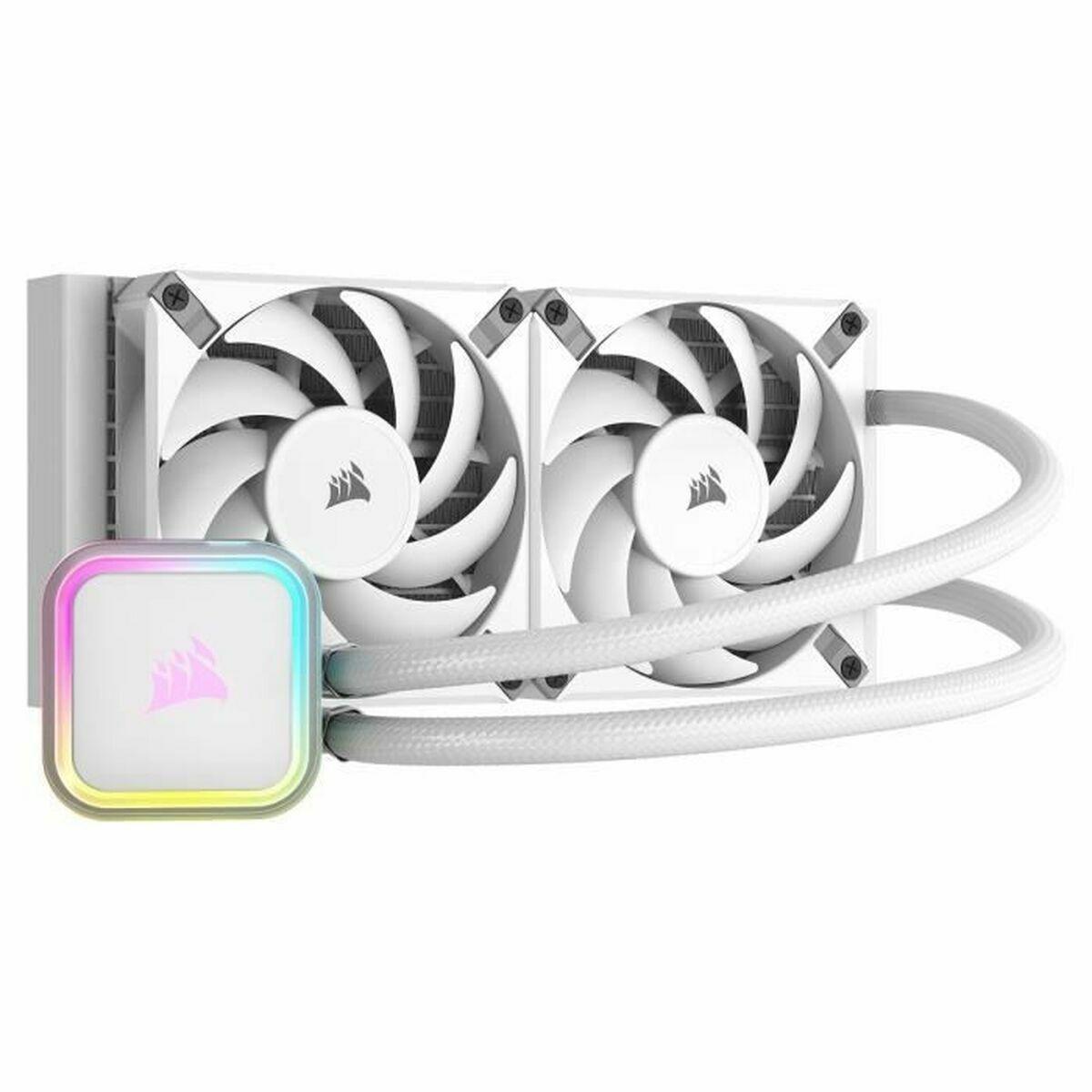 Corsair H100I Elite Processore Raffreddatore di liquidi tutto in uno 12 cm Bianco 1 pz (CORSAIR iCUE H100i RGB ELITE LIQUID WHT)