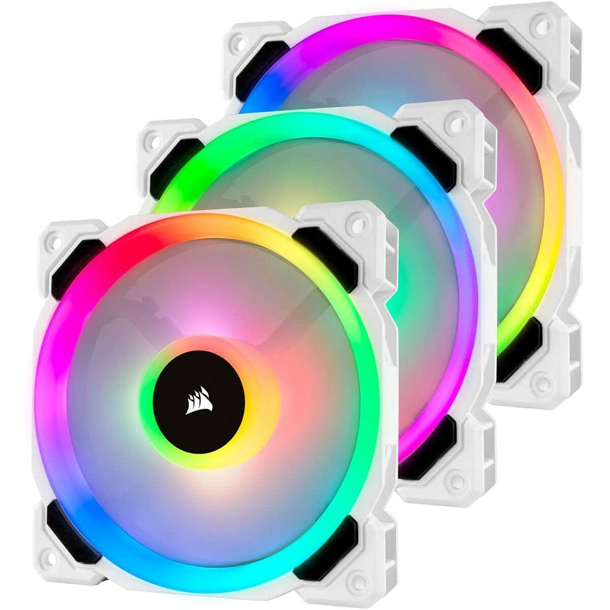 Corsair CO-9050092-WW sistema di raffreddamento per computer Case per computer Ventilatore 12 cm Bianco (Corsair LL120 RGB 120m