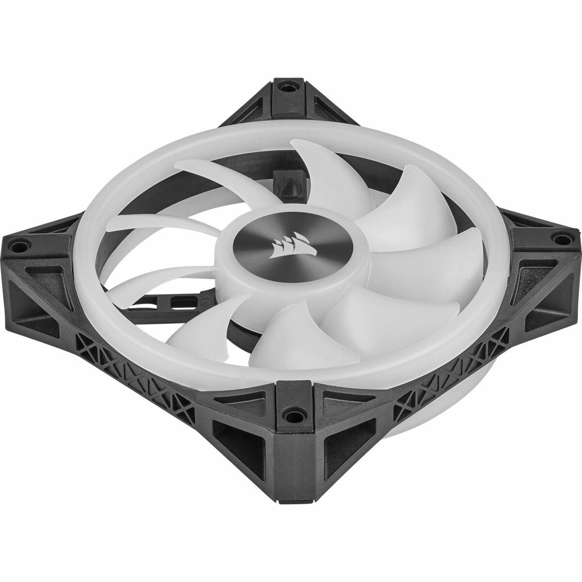 Corsair CO-9050098-WW sistema di raffreddamento per computer Case per computer Ventilatore 12 cm Nero Bianco (CORSAIR ICUE QL12