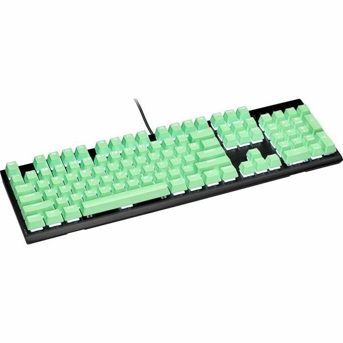 JEU DE 105 TOUCHES POUR CLAVIER CORSAIR PBT DOUBLE-SHOT PRO (VERT) AZERTY