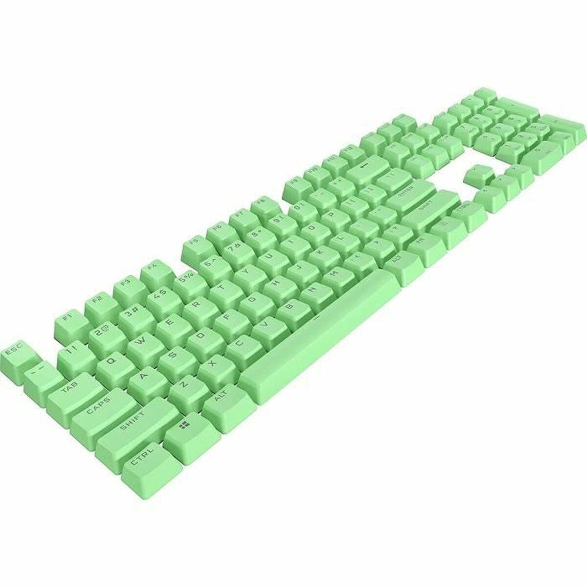 JEU DE 105 TOUCHES POUR CLAVIER CORSAIR PBT DOUBLE-SHOT PRO (VERT) AZERTY