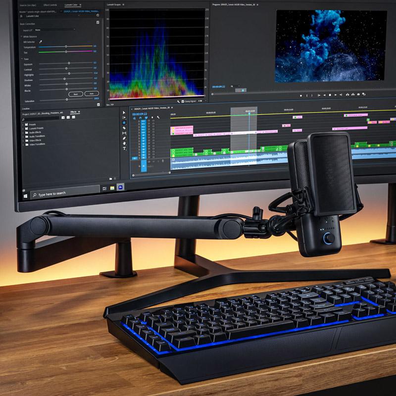 Elgato Wave Mic Arm LP Supporto per microfono da trasmissione (ELGATO WAVE MIC ARM [LOW PROF])
