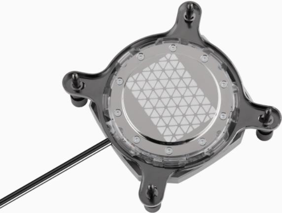 Corsair Hydro X Series XC7 RGB PRO Blocco di acqua (Corsair Hydro X Series XC7 RGB PRO Silver CPU Water Block - 1700/1200/AM4/A