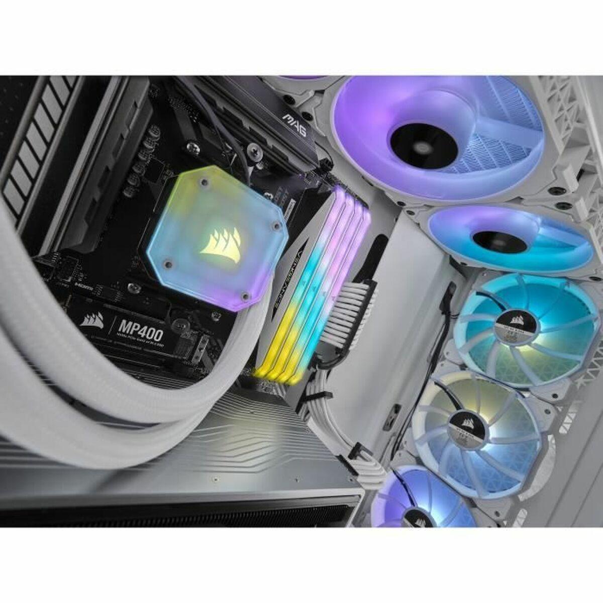 KIT BARRETTES MÃƒâ€°MOIRE 16GO (2X8GO) DIMM DDR4 CORSAIR VENGEANCE RT RGB PC4-28800 (3600 MHZ) (NOIR/BLANC)