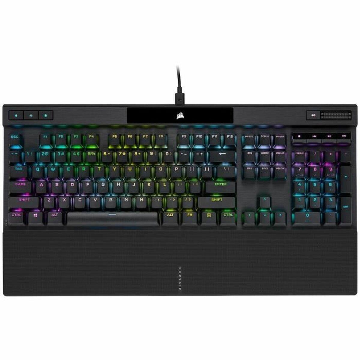 CLAVIER GAMER MCANIQUE (CHERRY CORSAIR OPX) CORSAIR K70 PRO RGB (NOIR)