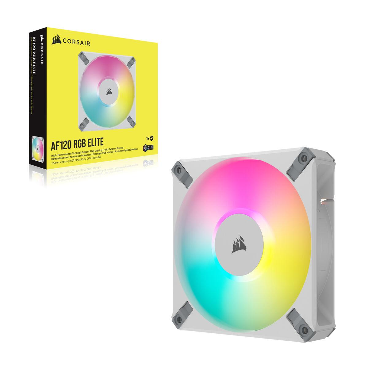 Corsair CO-9050157-WW sistema di raffreddamento per computer Case per computer Ventilatore 12 cm Bianco 1 pz (CORSAIR ICUE AF12
