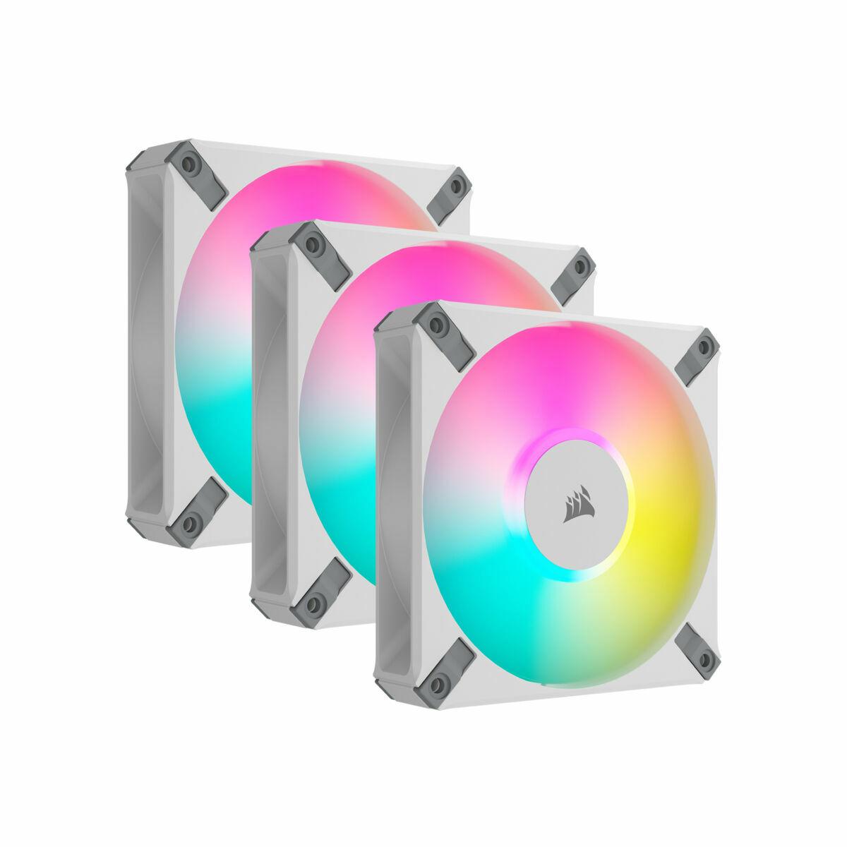 Corsair CO-9050158-WW sistema di raffreddamento per computer Case per computer Ventilatore Bianco 3 pz (CORSAIR ICUE AF120 RGB