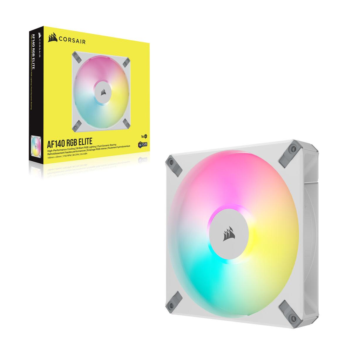Corsair CO-9050159-WW sistema di raffreddamento per computer Case per computer Ventilatore Bianco 1 pz (Corsair iCUE AF140 RGB