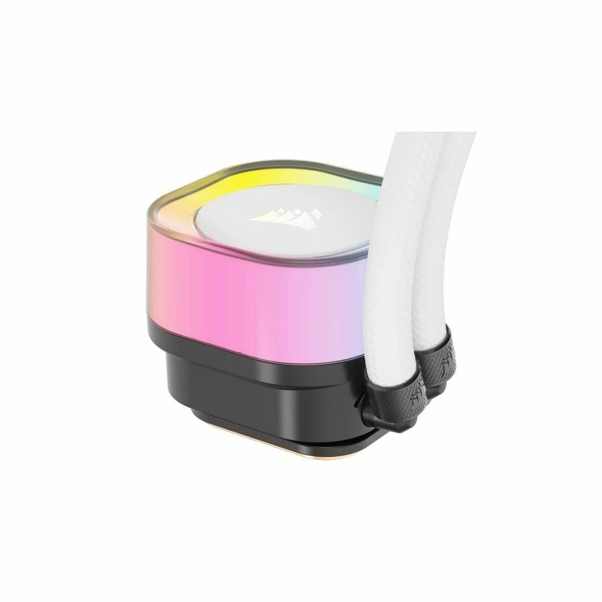 Corsair H100I Processore Raffreddatore ibrido 12 cm Bianco (CORSAIR ICUE LINK H100I RGB LIQUID WHT)