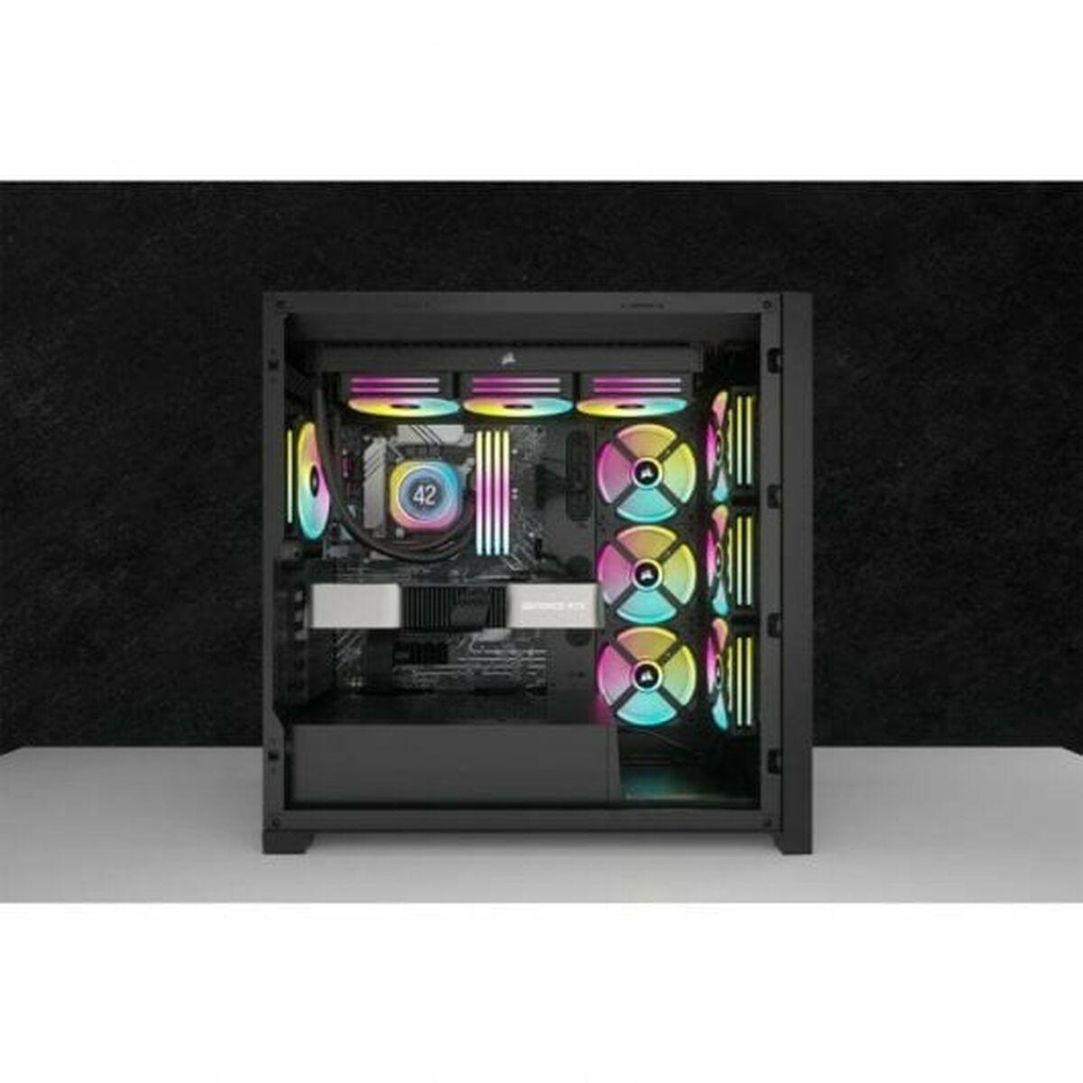 Corsair CW-9061007-WW sistema di raffreddamento per computer Processore Raffreddatore d'aria 12 cm Nero 2 pz (CORSAIR ICUE LINK