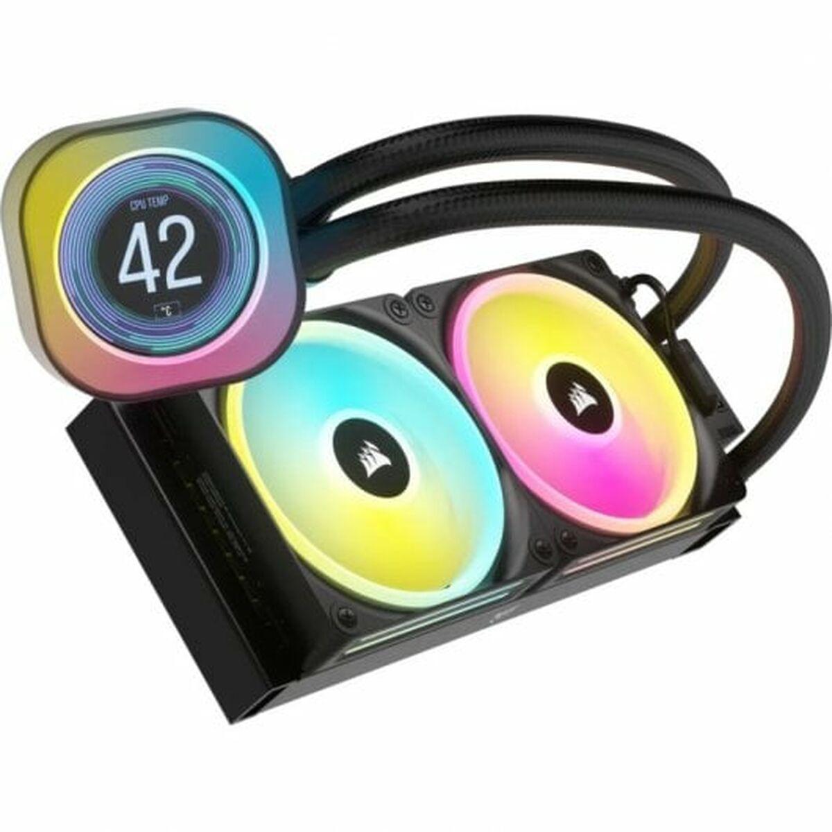 Corsair CW-9061007-WW sistema di raffreddamento per computer Processore Raffreddatore d'aria 12 cm Nero 2 pz (CORSAIR ICUE LINK