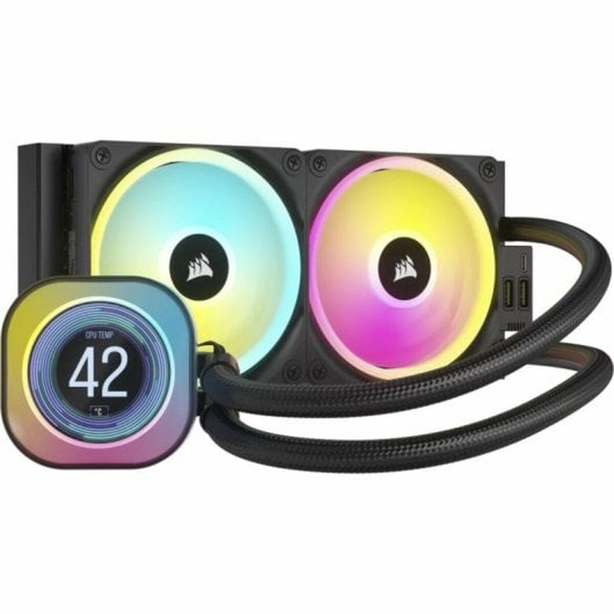 Corsair CW-9061007-WW sistema di raffreddamento per computer Processore Raffreddatore d'aria 12 cm Nero 2 pz (CORSAIR ICUE LINK