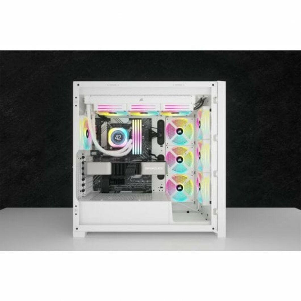 Corsair CW-9061010-WW sistema di raffreddamento per computer Processore Raffreddatore d'aria 12 cm Bianco 3 pz (CORSAIR ICUE LI