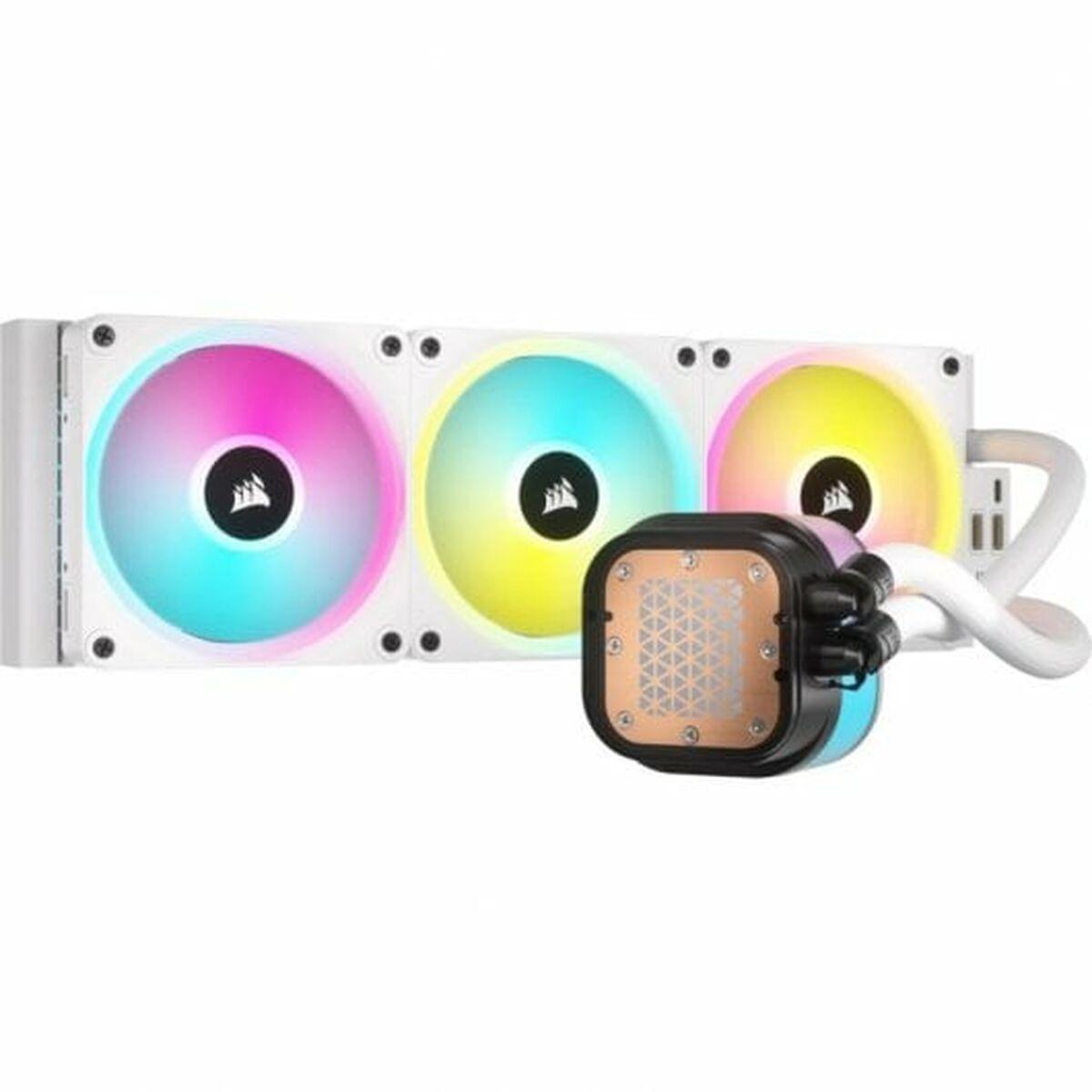 Corsair CW-9061010-WW sistema di raffreddamento per computer Processore Raffreddatore d'aria 12 cm Bianco 3 pz (CORSAIR ICUE LI