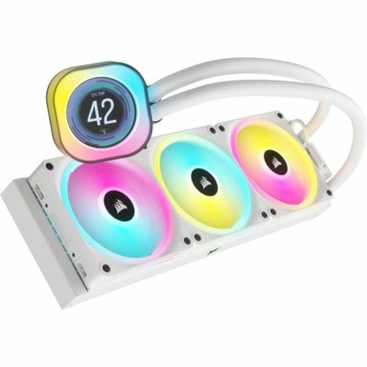 Corsair CW-9061010-WW sistema di raffreddamento per computer Processore Raffreddatore d'aria 12 cm Bianco 3 pz (CORSAIR ICUE LI