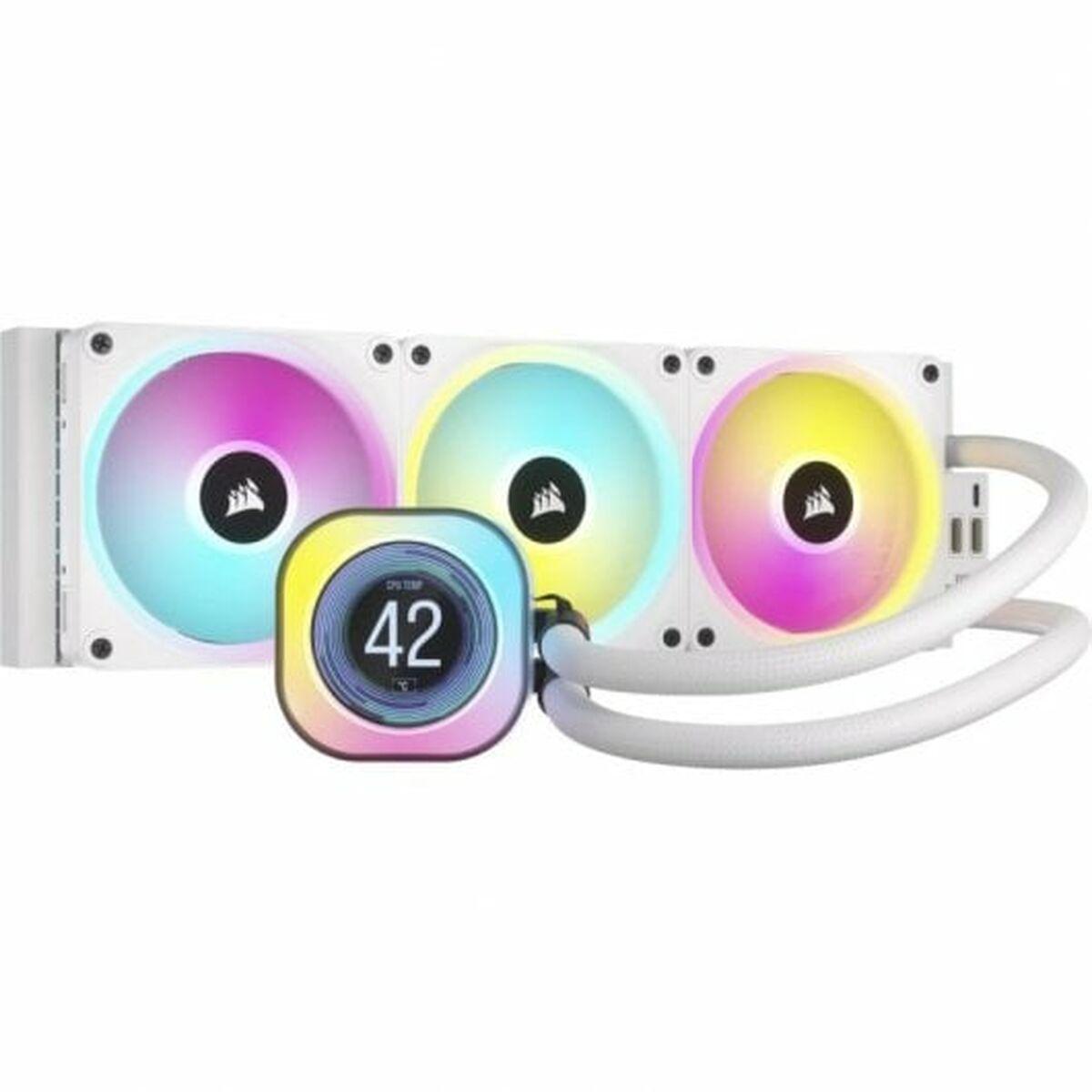 Corsair CW-9061010-WW sistema di raffreddamento per computer Processore Raffreddatore d'aria 12 cm Bianco 3 pz (CORSAIR ICUE LI