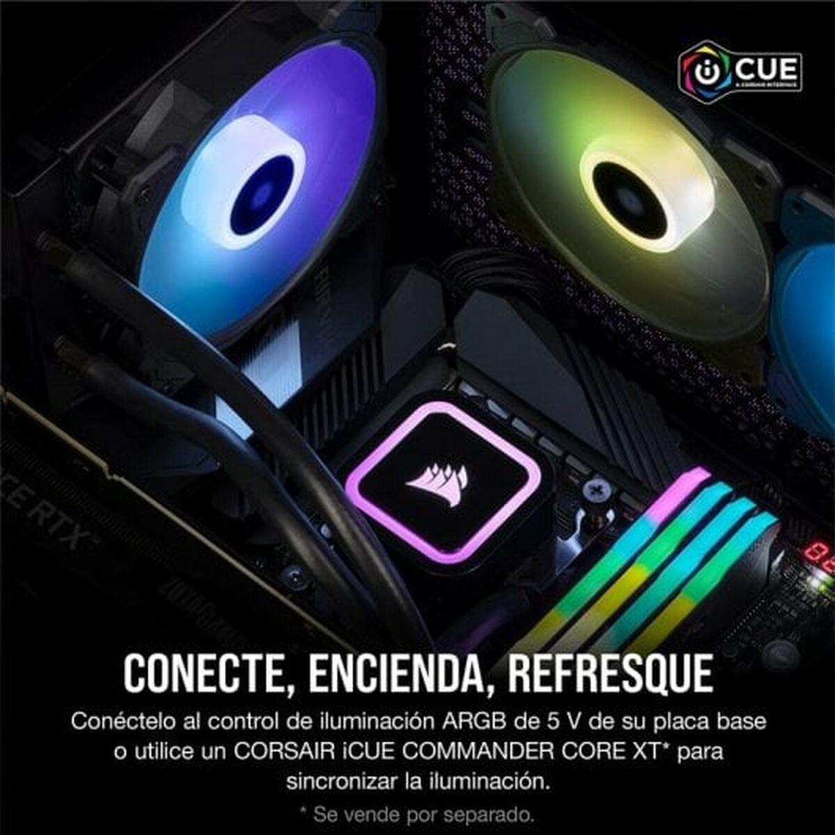 Corsair CW-9060064-WW2 sistema di raffreddamento per computer Processore Raffreddatore di liquidi tutto in uno 12 cm Nero 1 pz