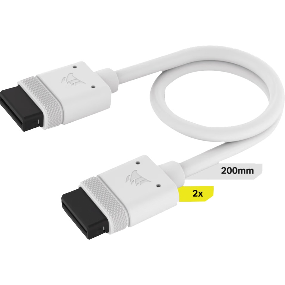 Cavo iCUE LINK 200mm bianco 2 pezzi