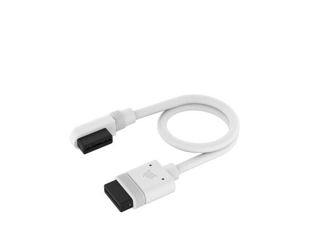 Cavo slim iCUE LINK 200mm 90 angolare bianco 2 pezzi