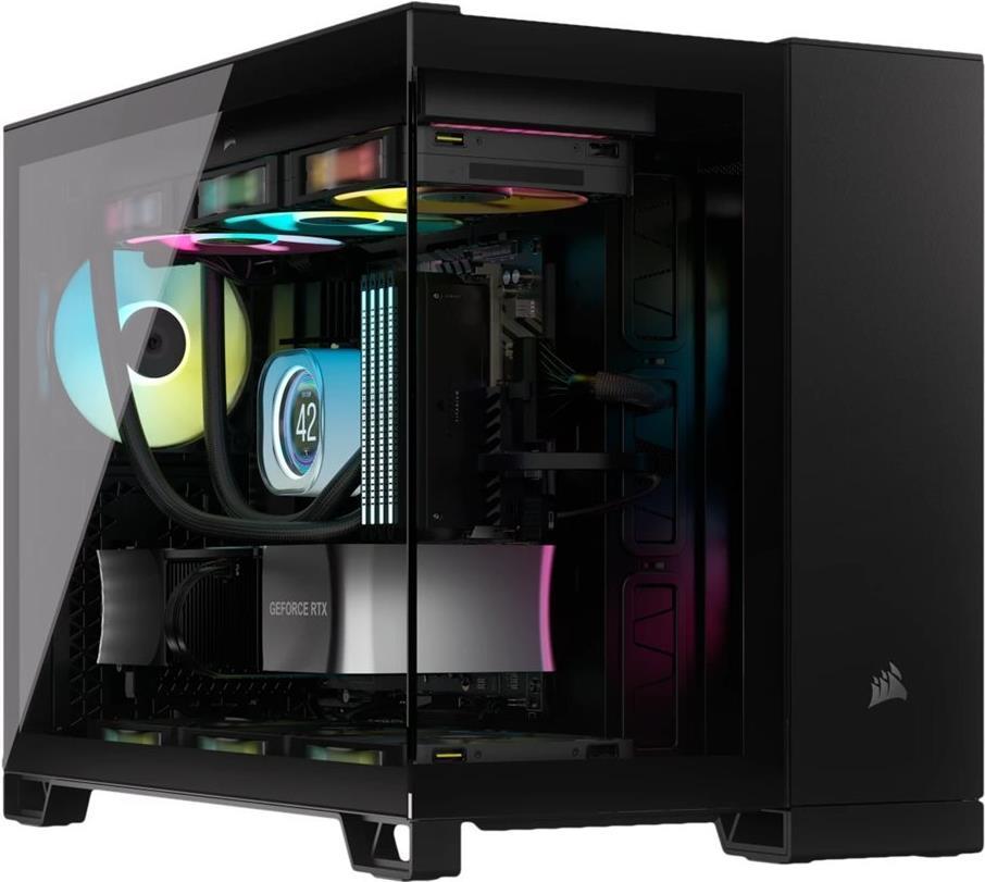 Corsair 2500X Midi Tower Nero (CORSAIR 2500X BLACK M-ATX TOWER)