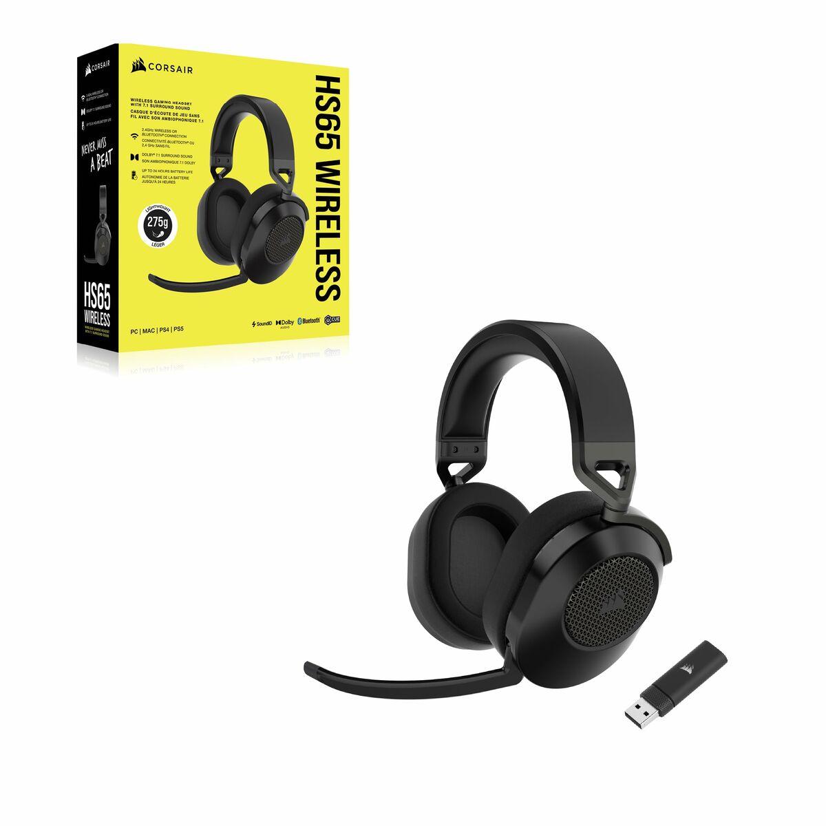 Corsair HS65 Auricolare Wireless A Padiglione Giocare Bluetooth Nero (CORSAIR HS65 W/L GAMING HEADSET CARBON)