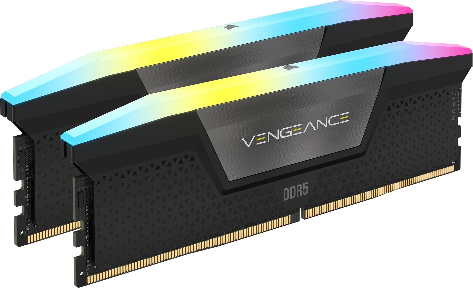Vengeance RGB CMH48GX5M2B6000C30, 48 GB, 2 x 24 GB, DDR5, 6000 MHz, DIMM a 288 pin
