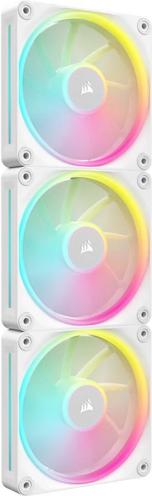 Corsair iCUE LINK LX120 RGB Case per computer Ventilatore 12 cm Bianco 3 pz (Corsair iCUE LINK LX120 12cm PWM RGB Case Fans 3-P