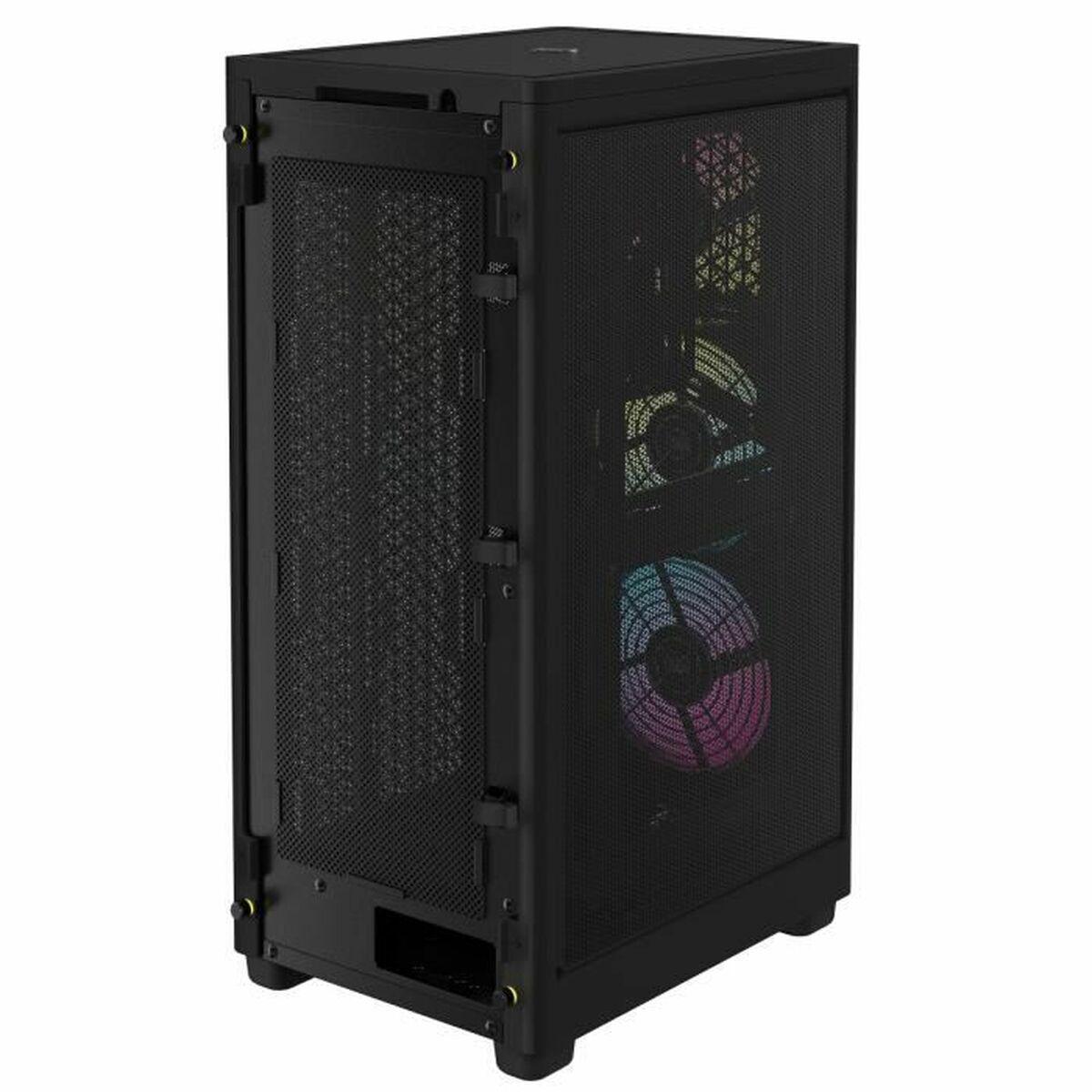 Corsair 2000D RGB AIRFLOW Small Form Factor SFF Nero (Corsair iCUE 2000D RGB Airflow Mini ITX Gaming Case Mesh Panels 3 RGB Fan