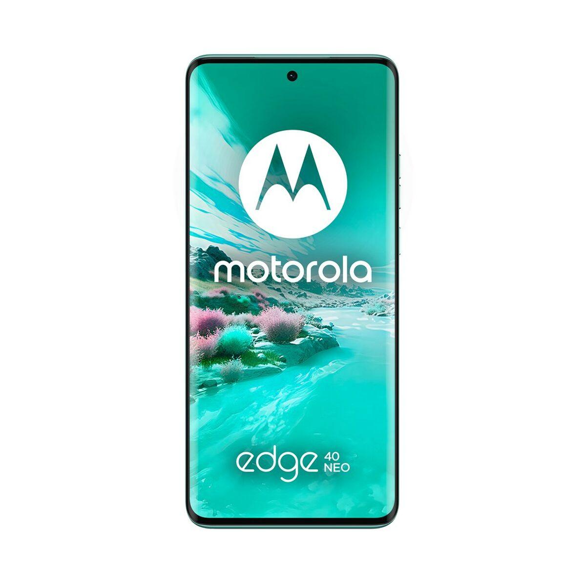 Smartphone Motorola edge 40 neo 655" Mediatek Dimensity 1050 12 GB RAM 256 GB Azzurro Menta