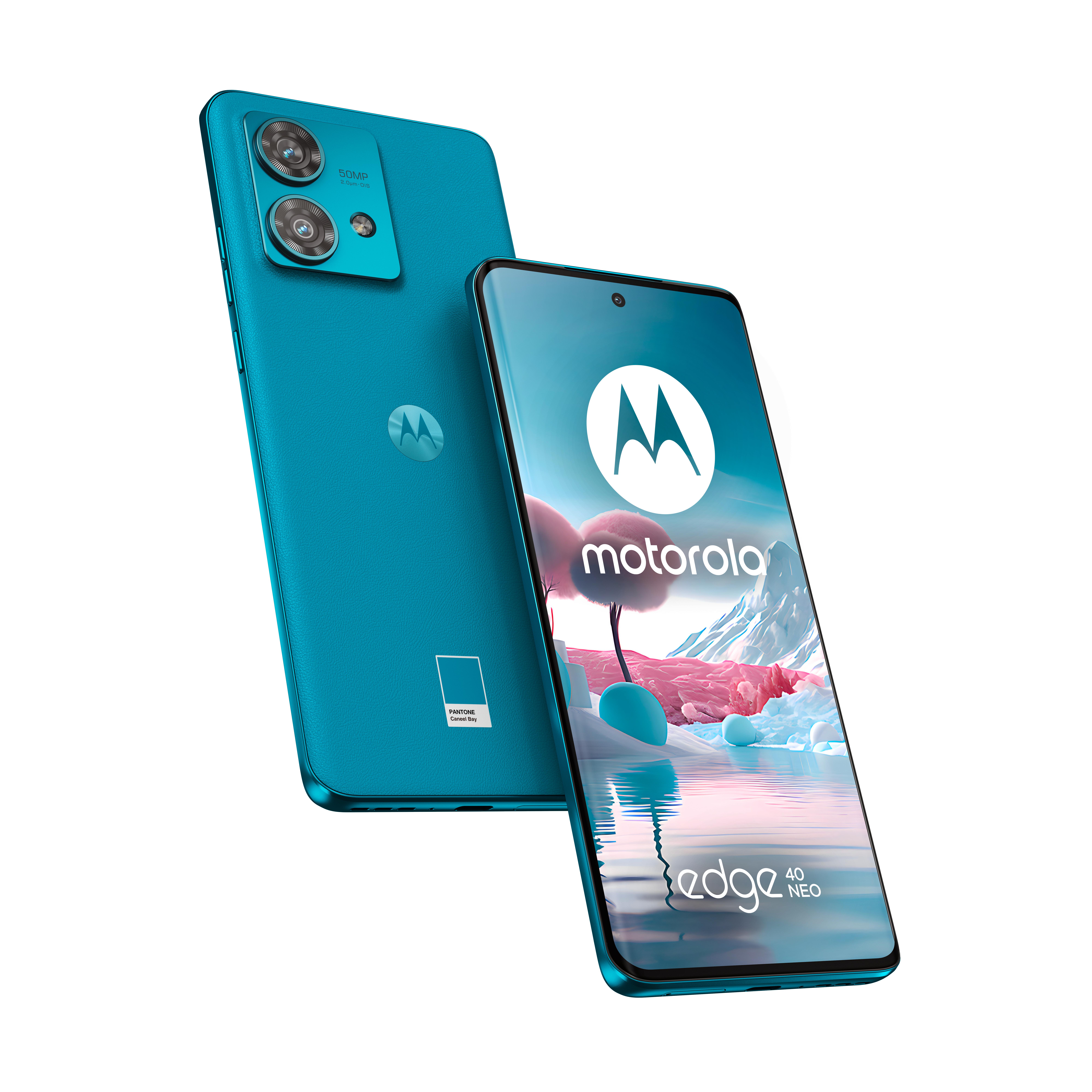 Motorola Edge 40 Neo 166 cm (6.55") Doppia SIM Android 13 5G USB tipo-C 12 GB 256 GB 5000 mAh Blu