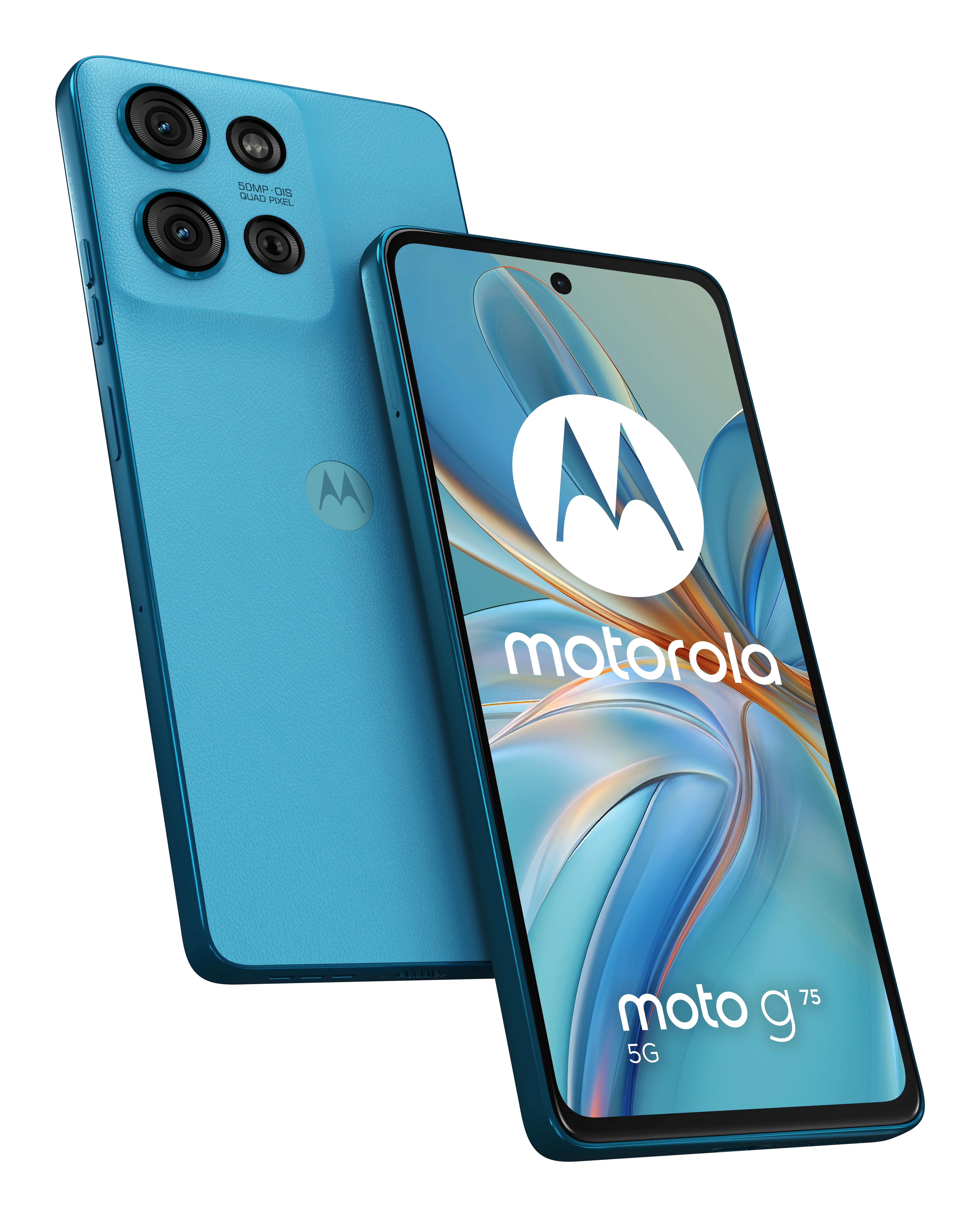 Motorola moto G75 5G 172 cm (6.78") Dual SIM ibrida Android 14 USB tipo-C 8 GB 256 GB 5000 mAh Blu