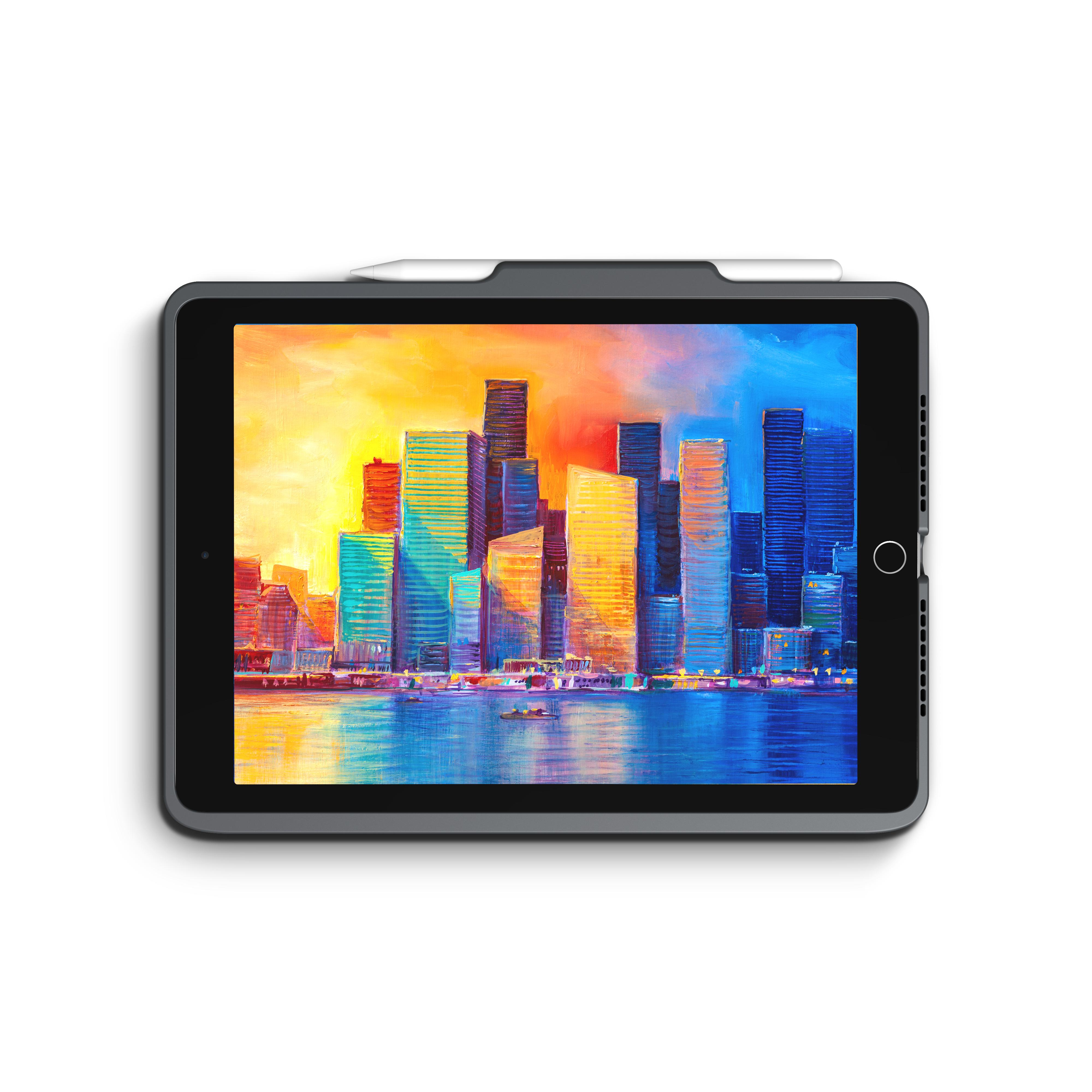 ZAGG Pro Keys Nero Grigio Bluetooth Inglese UK (ZAGG Pro Keys - Keyboard and folio case - backlit - Bluetooth - QWERTY - UK - b