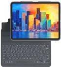 ZAGG Pro Keys - Tastiera e custodia Folio - Retroilluminata - Bluetooth - Tedesco - Tastiera nera/grigia alloggiamento nero/gri