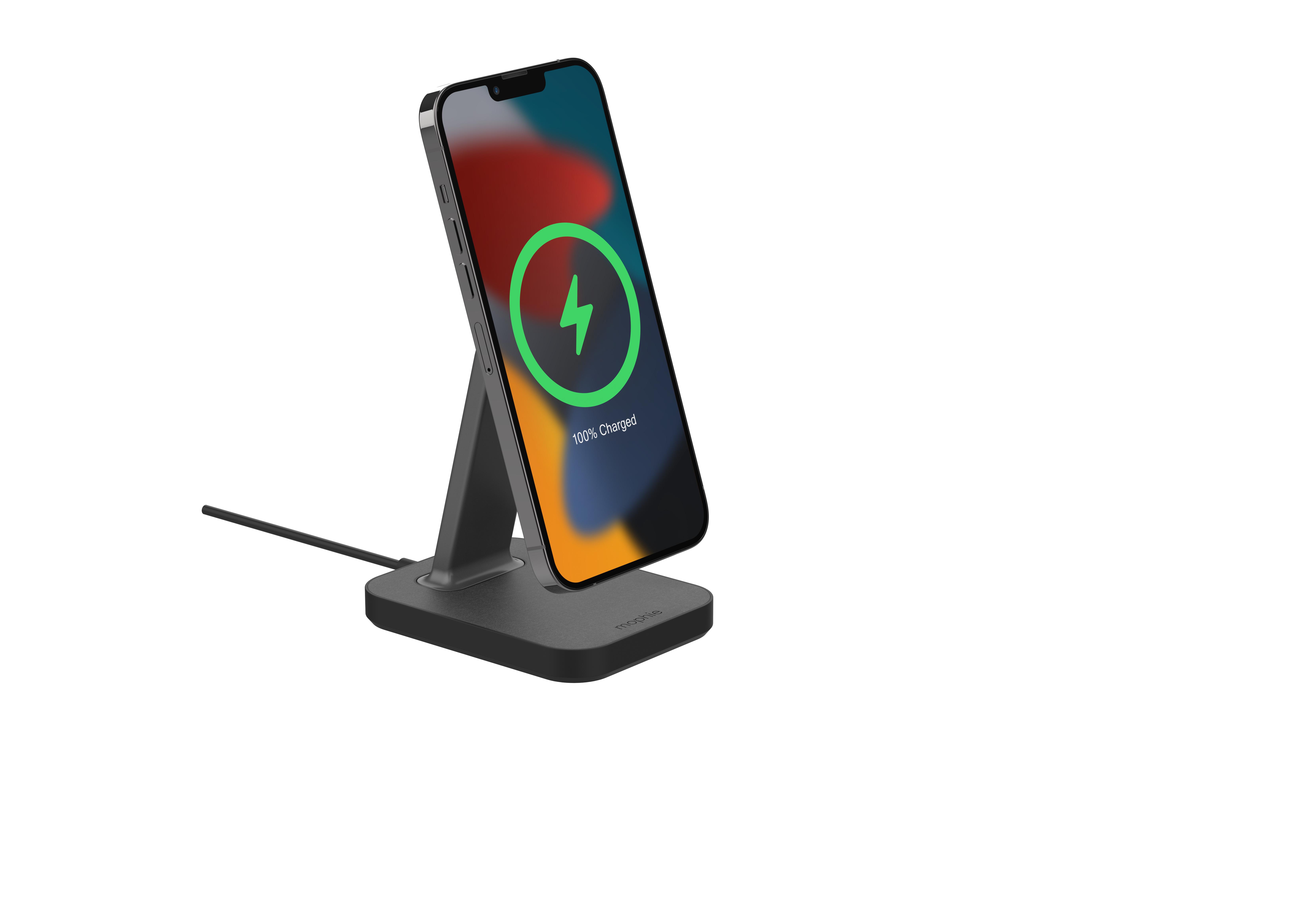 mophie 401309746 Caricabatterie per dispositivi mobili Smartphone Nero AC Carica wireless Ricarica rapida Interno