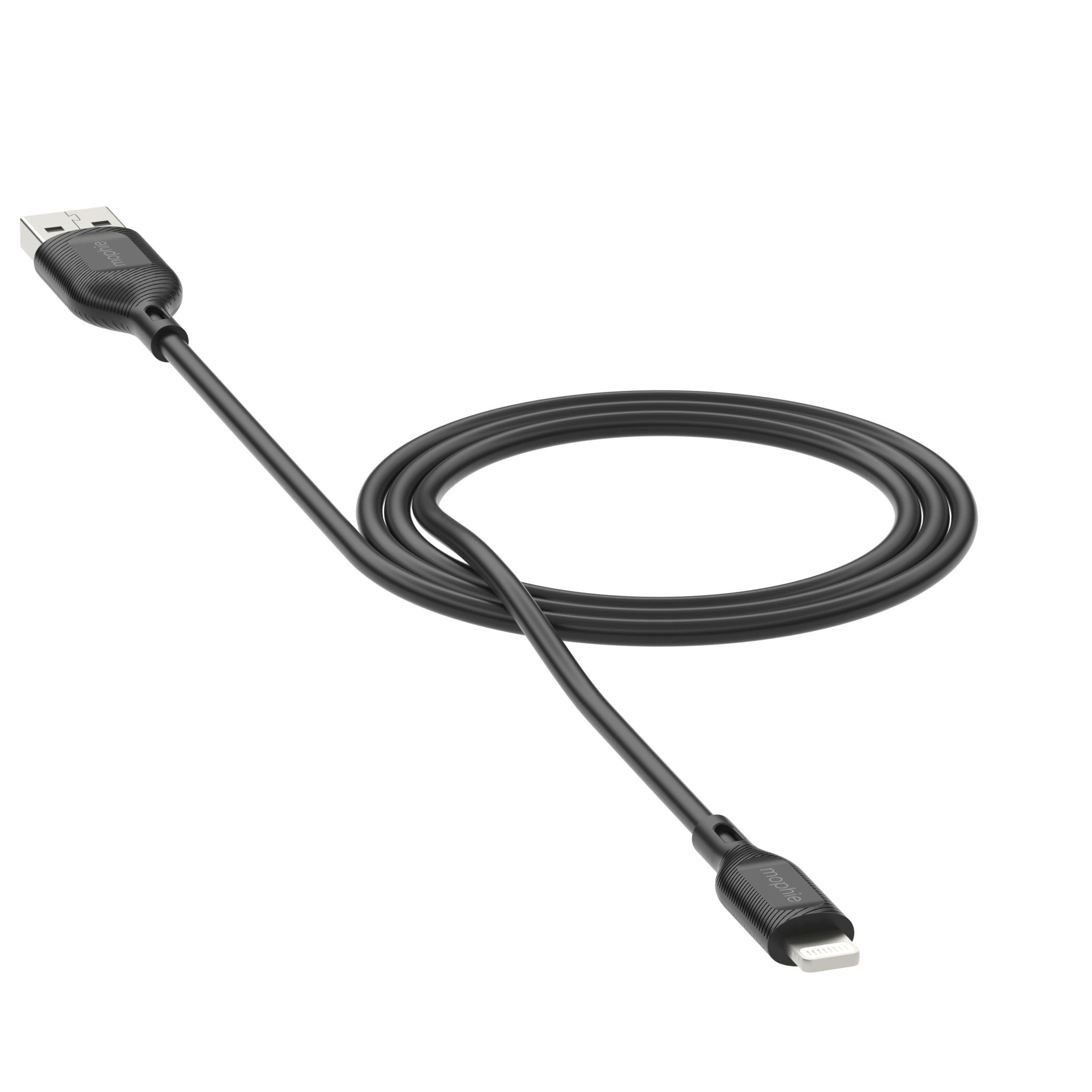 mophie essentials charging cables | 1M Nero