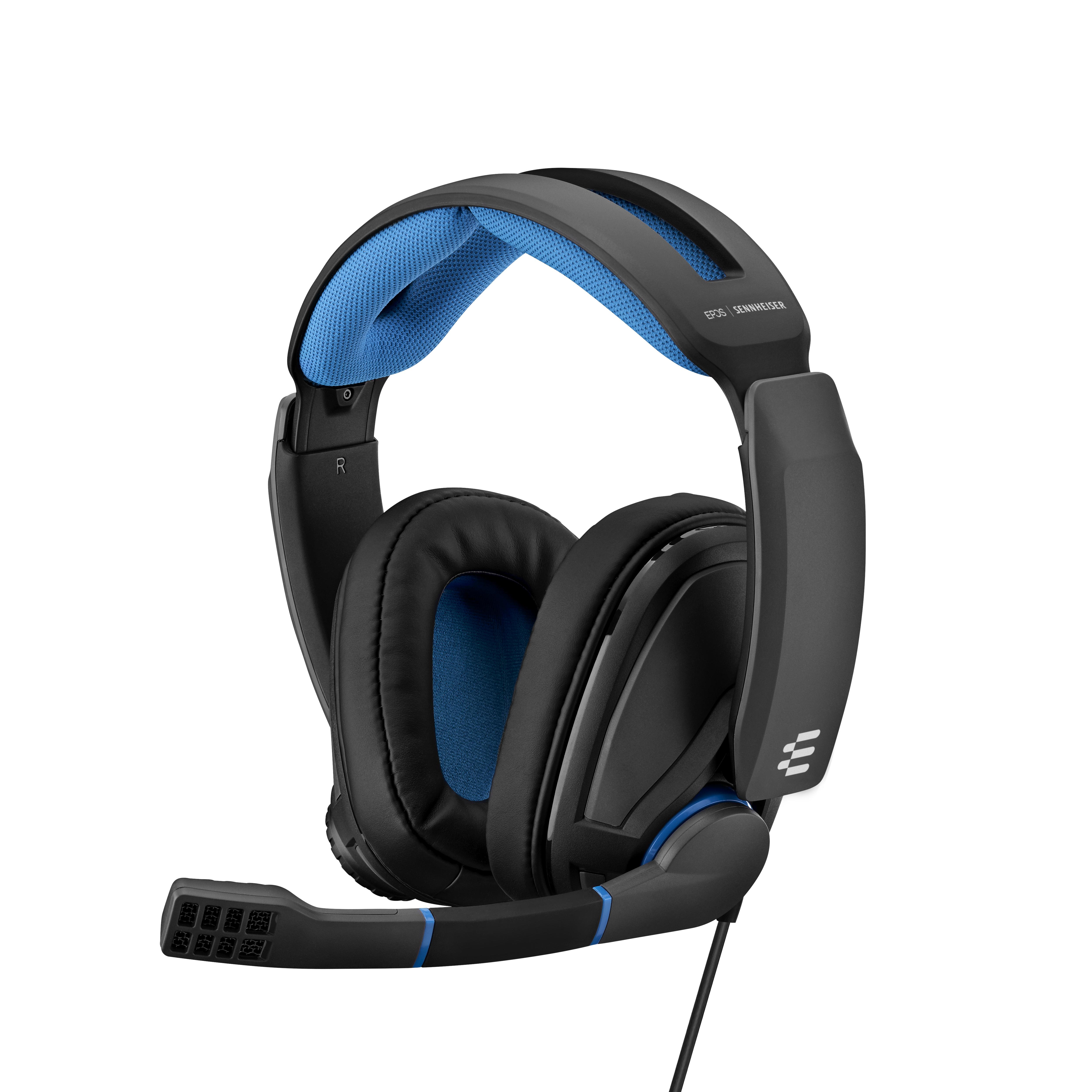 EPOS SENNHEISER GSP 300 Auricolare Cablato A Padiglione Gaming Nero Blu
