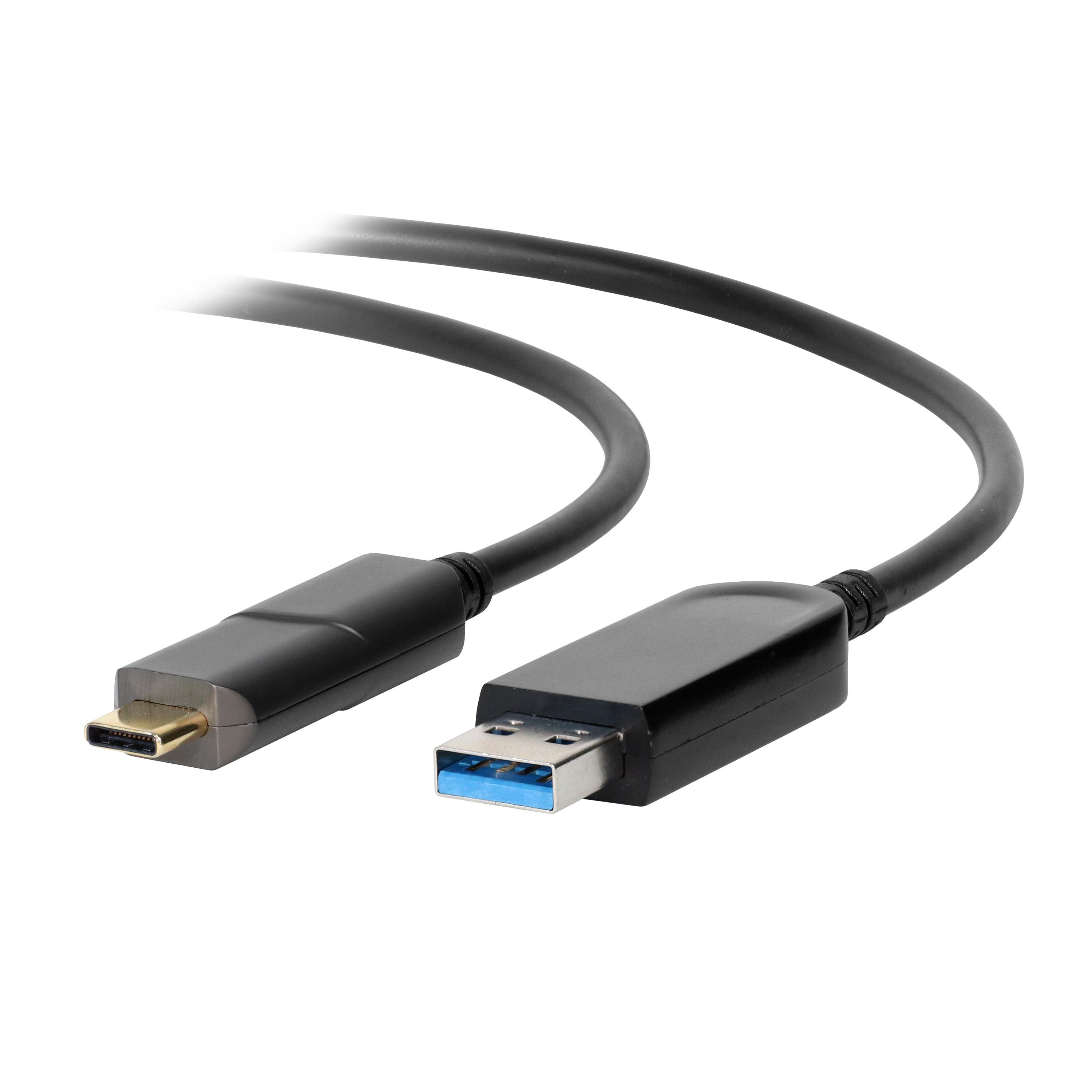 Vaddio 440-1005-054 cavo USB 30 m USB 3.2 Gen 1 (3.1 Gen 1) USB C USB A Nero