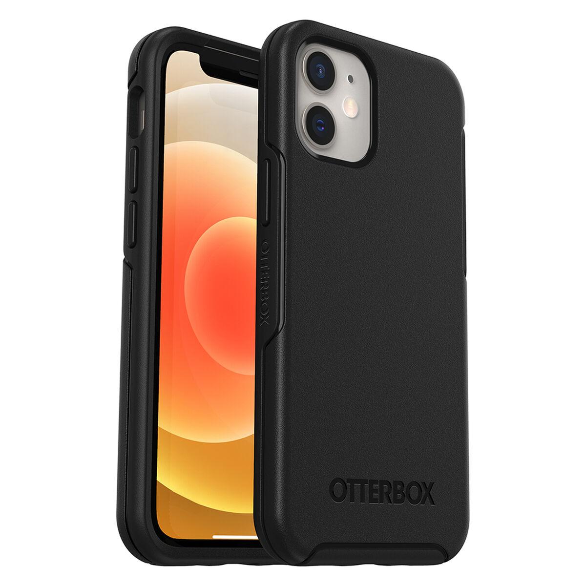 OtterBox for Apple iPhone 12/iPhone 12 Pro Sleek Drop Proof Protective Case Symmetry Series Black - Non-Retail Packaging