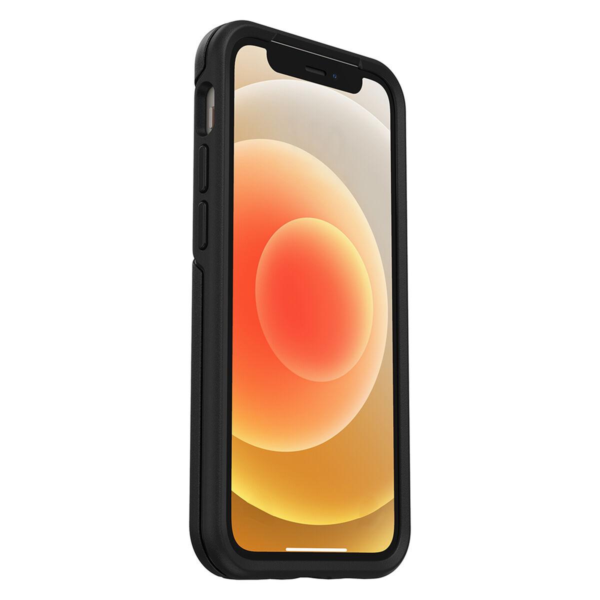 OtterBox for Apple iPhone 12/iPhone 12 Pro Sleek Drop Proof Protective Case Symmetry Series Black - Non-Retail Packaging