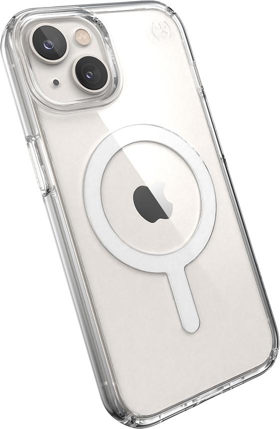 Speck Presidio Perfect Clear custodia per cellulare 155 cm 6.1 Cover Trasparente (Iphone 14 Presidio Perfect - Clear Ms Clear/C