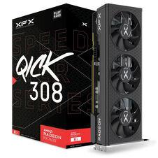 XFX RX-76PQICKBY scheda video AMD Radeon RX 7600 8 GB GDDR6 (XFX RX7600 Speedster QICK308, 8GB DDR6, HDMI, 3 DP, 2755MHz Clock)