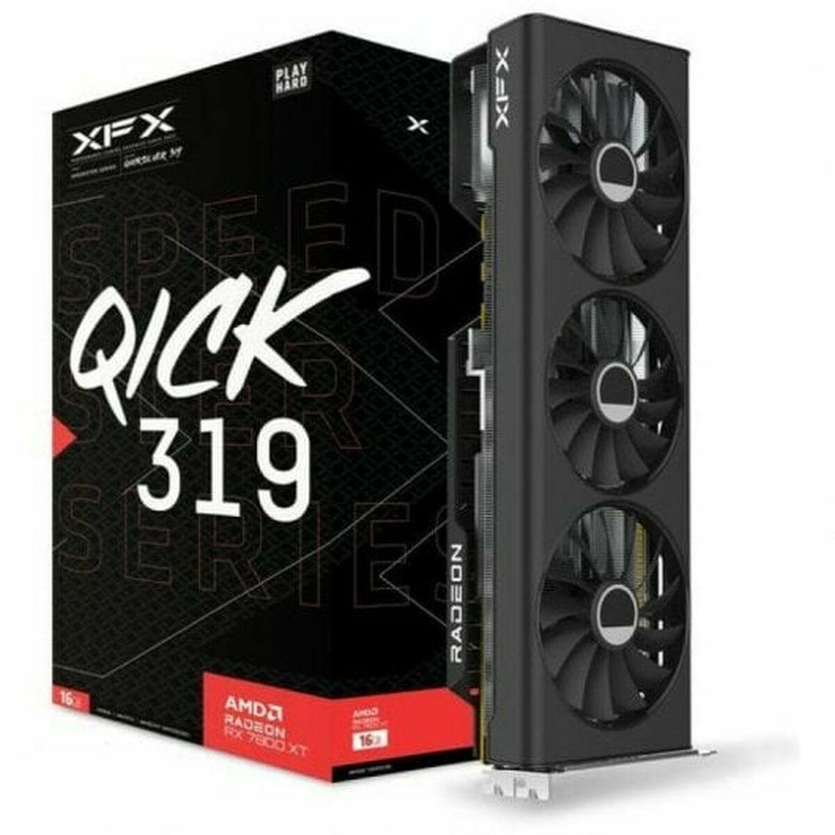 XFX Speedster QICK 319 Core Edition AMD Radeon RX 7800 XT 16 GB GDDR6 (XFX RX7800 XT Speedster QICK319 Core, 16GB DDR6, HDMI, 3