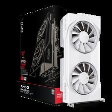 XFX RX-96TSW8GWQ scheda video AMD Radeon RX 9060 XT 8 GB GDDR6 (XFX VGA 8GB RADEON RX9060XT SWIFT DF OC WHITE Gaming 2xDP/1xHDM